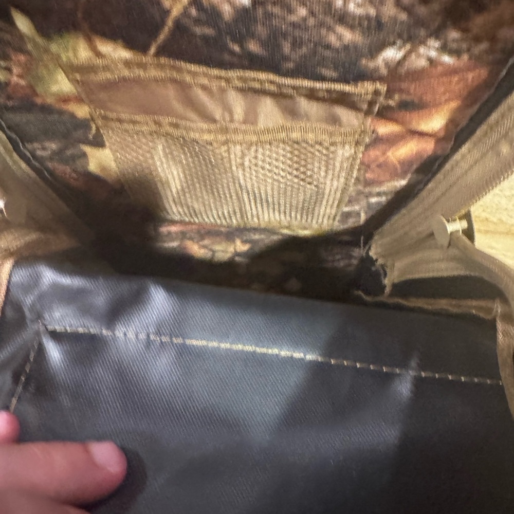 Rugged Camouflage Backpack With Flag Patch - image 5